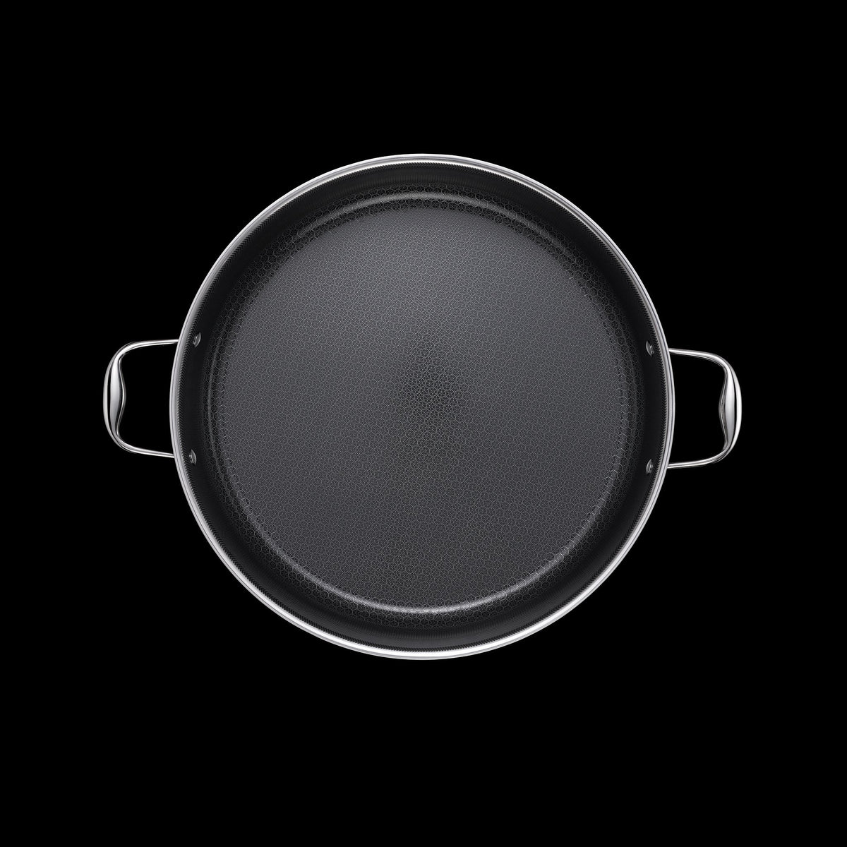 Hybrid Deep Sauté Pan with Lid, 10-QT