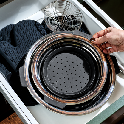 Steamer Basket Set, 2-pc